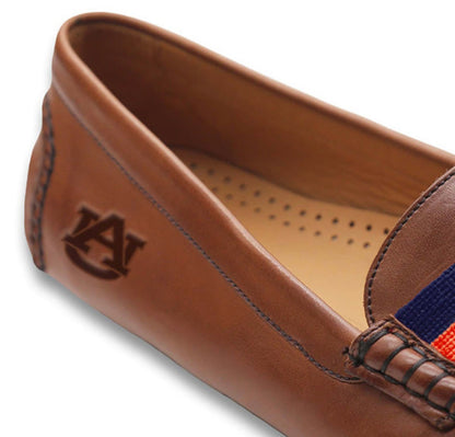 auburn surcingle needlepoint driving shoes | smathers & Branson