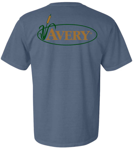 avery signature s/s tee blue jean | Avery