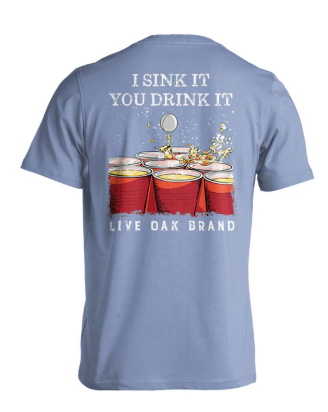 beer pong short sleeve | live oak