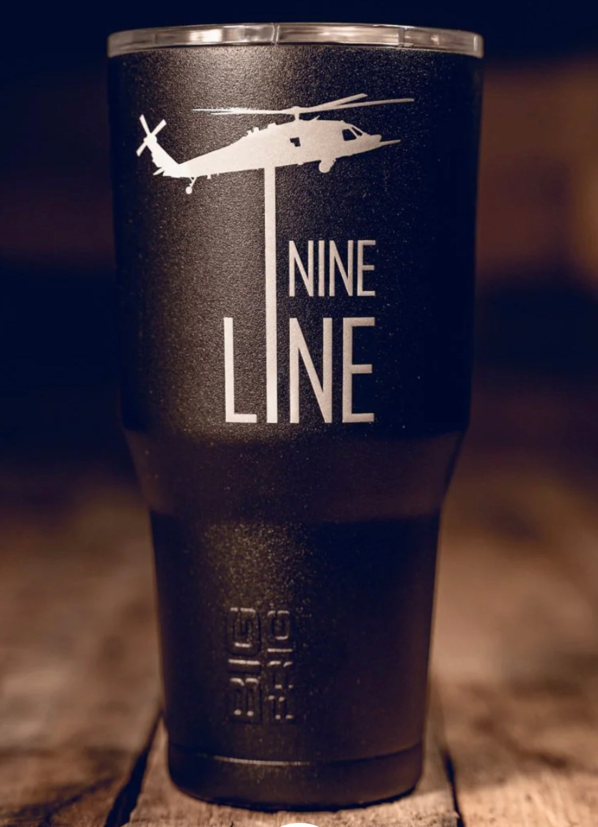 bf 30 oz tumbler drop line, black | nine line