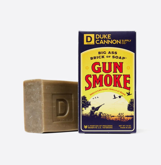 big ass brick of soap, gun smoke | duke cannon