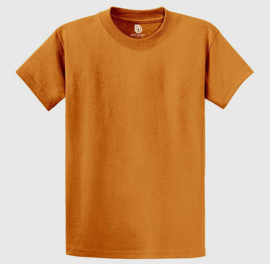 big daddy rustic basics tee, texas orange | big daddy clothing