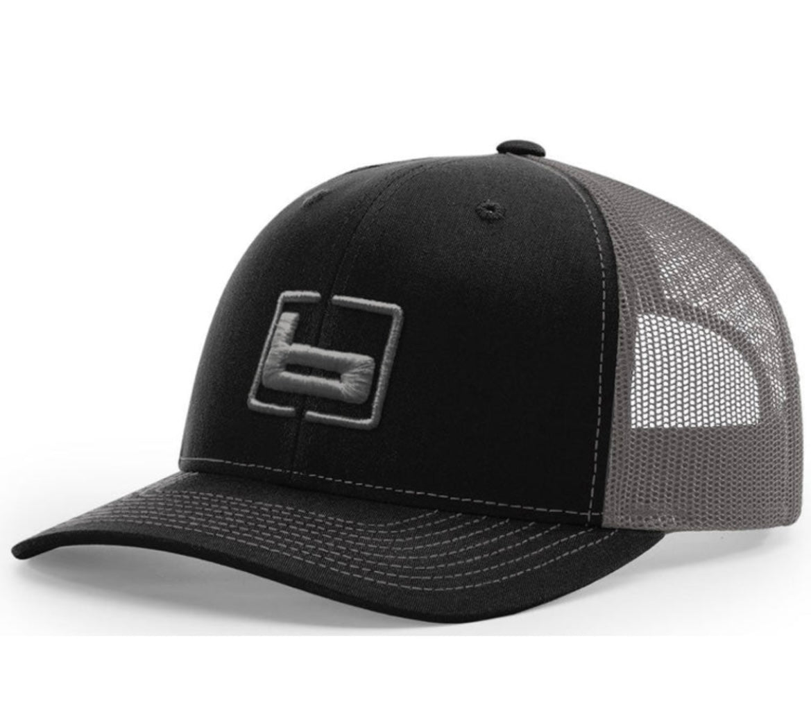 signature trucker cap, charcoal | banded