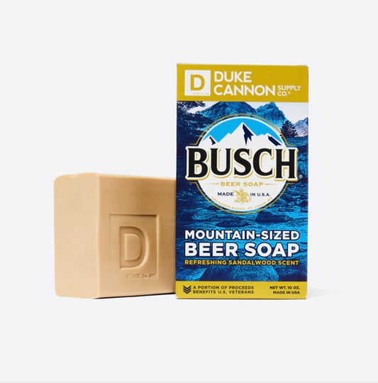 Busch beer soap | duke cannon