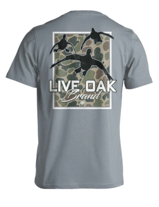 camo ducks short sleeve | live oak