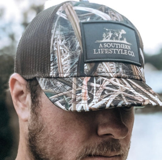 camo trucker hat southern lifestyle