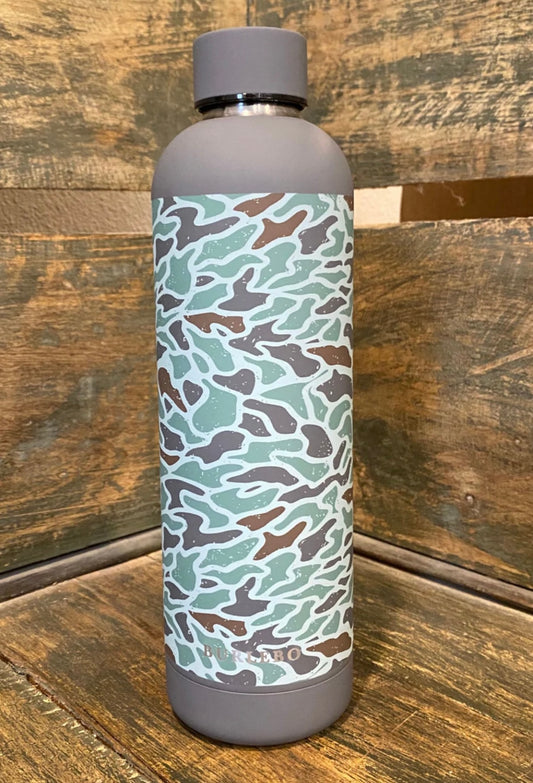 camo water bottle 25 oz | burlebo