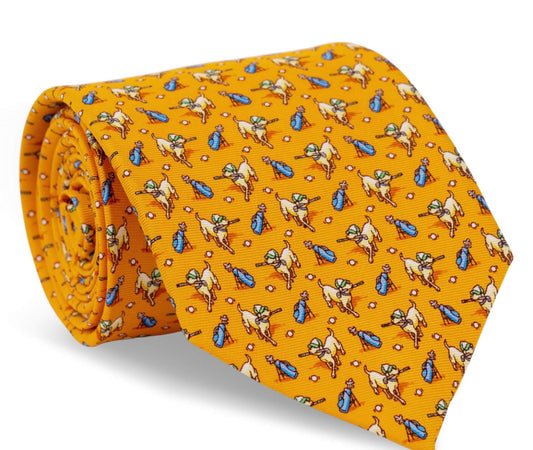 canine caddy tie, orange | bird dog bay