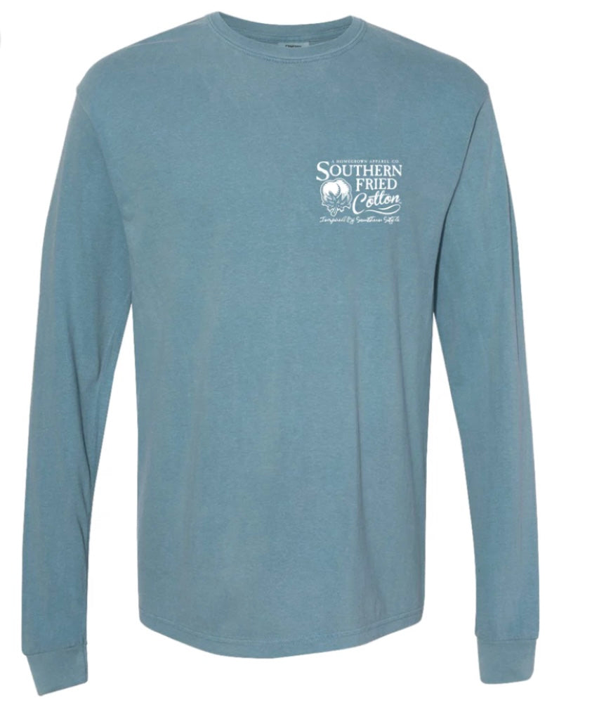 don't tread camo flag long sleeve | southern fried cotton