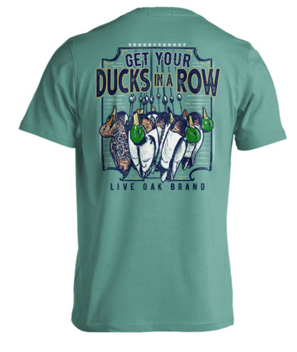 ducks in a row short sleeve | live oak