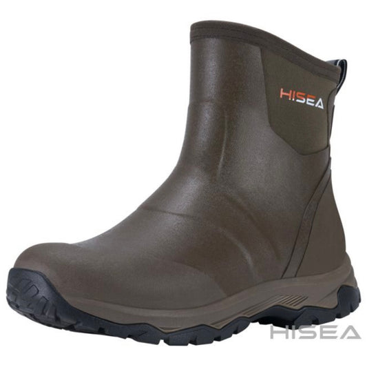 excursion pro ankle rubber boots brown | hisea