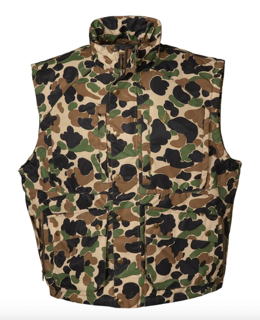 hybrid insulated vest, old school camo | banded