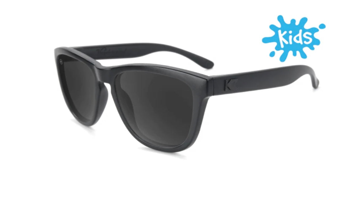 black on black kids sunglasses | Knockaround