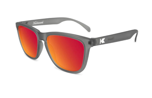 frosted grey/red sunset sunglasses | Knockaround