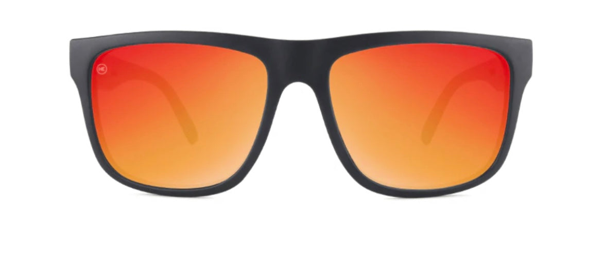 matte black/sunset sorry pines sunglasses | Knockaround