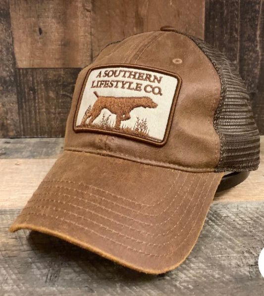 leather trucker patch snapback | southern lifestyle