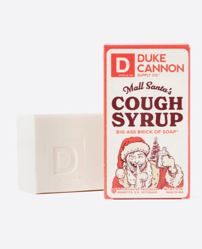 mall Santa's cough syrup | duke cannon