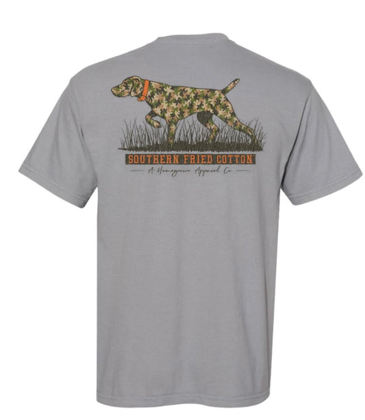 old school pointer granite short sleeve | southern fried cotton