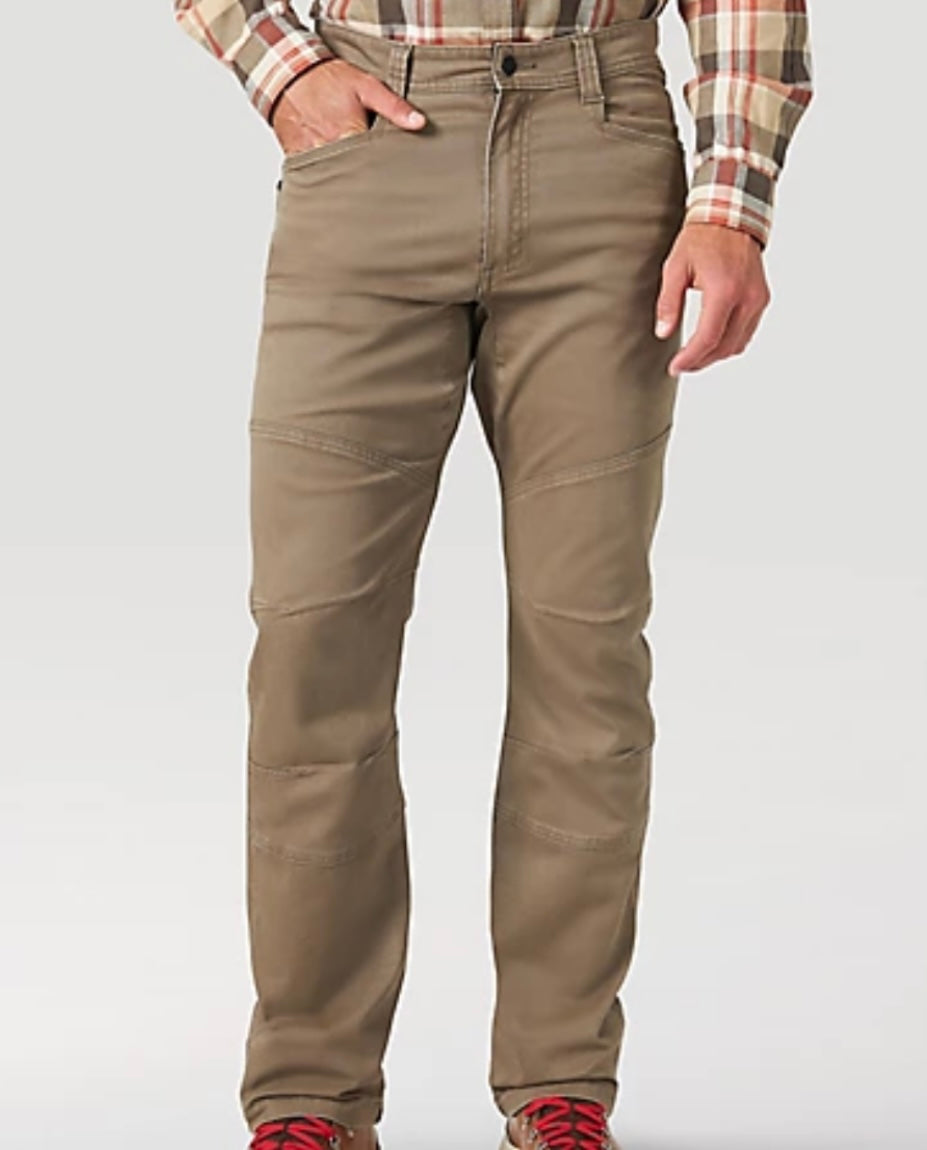 outdoor reinforced utility pant, morel | wrangler