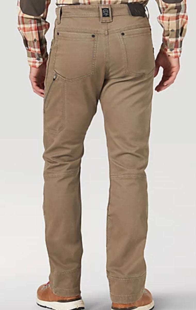 outdoor reinforced utility pant, morel | wrangler