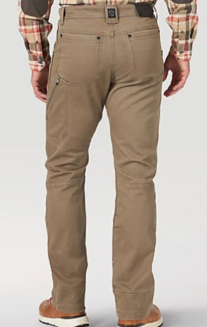 outdoor reinforced utility pant, morel | wrangler