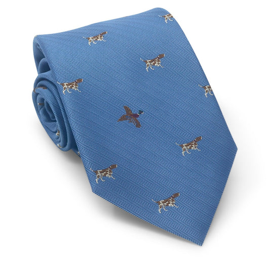 pointer tie, blue | bird dog bay