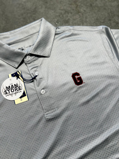 UGA bone yard printed performance polo | onward reserve