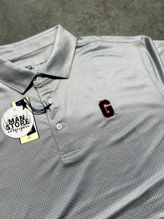 UGA bone yard printed performance polo | onward reserve