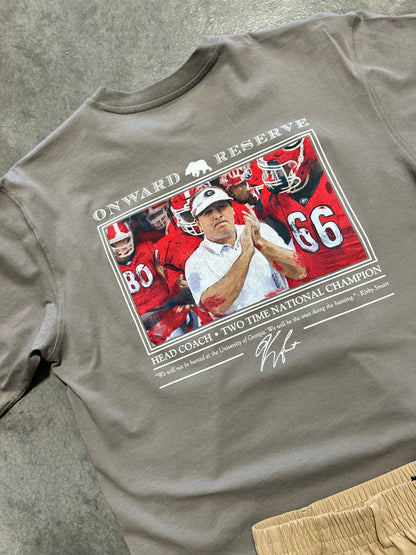 UGA kirby smart tee, granite | onward reserve