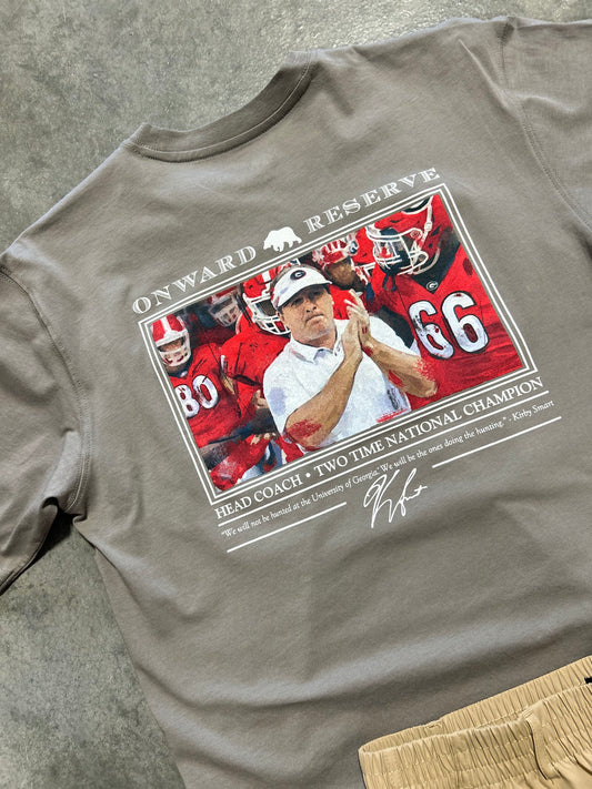 UGA kirby smart tee, granite | onward reserve