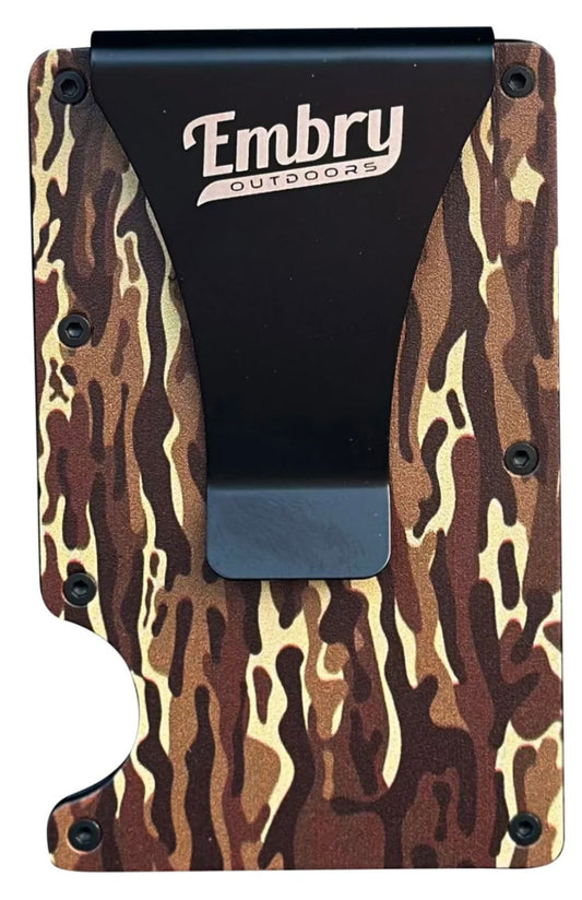 brown ranch camo money clip | embry outdoors