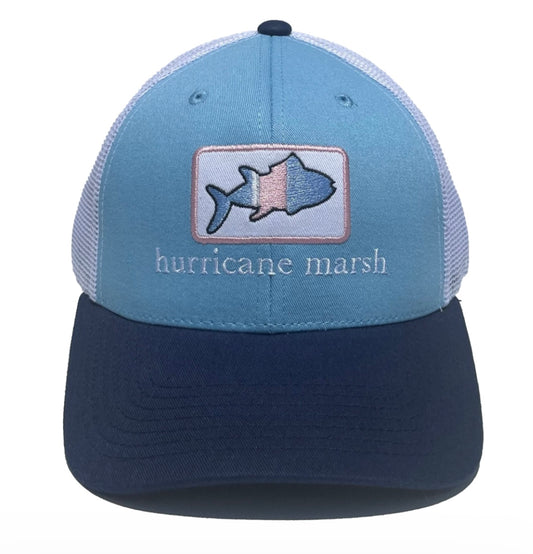 two tone bluefin snapback | hurricane marsh