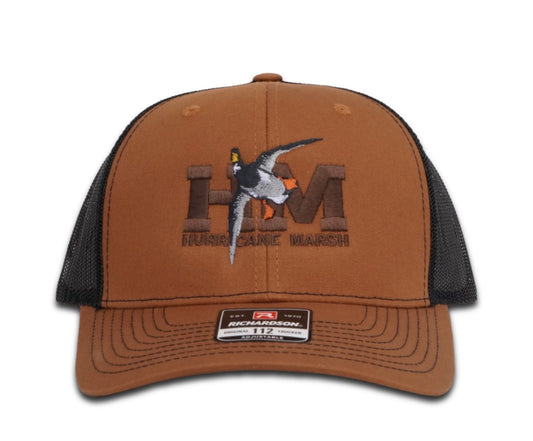 red leg hat, dirt clay/black | hurricane marsh outfitters