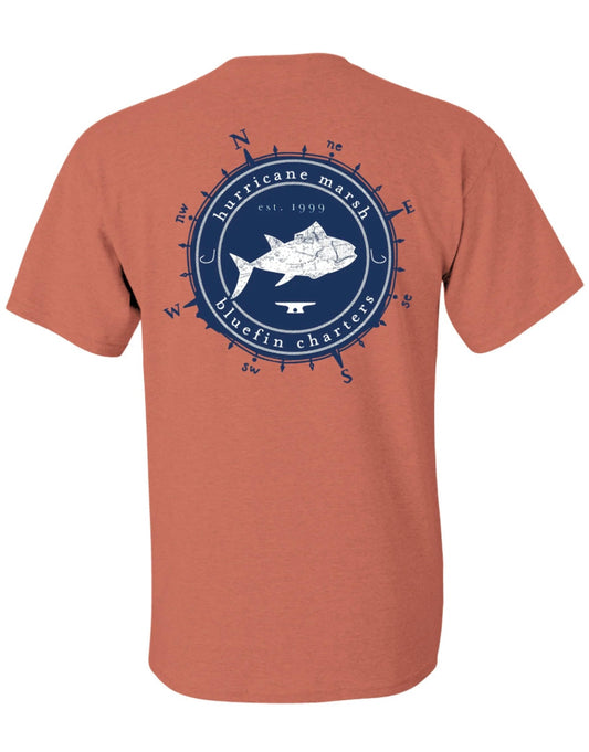 bluefin charters coral t-shirt | hurricane marsh