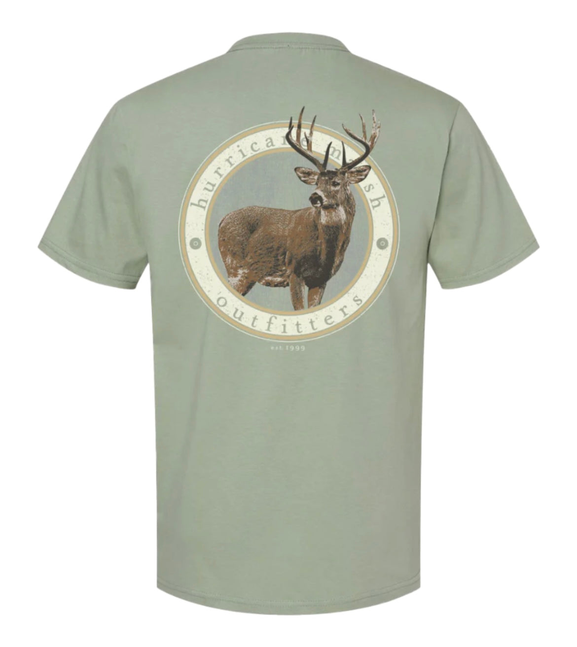 trophy buck t-shirt, sage | hurricane marsh