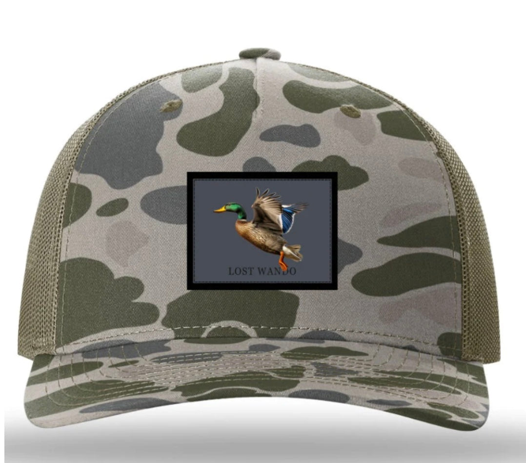 mallard hat, marsh duck + loden camo | lost wando