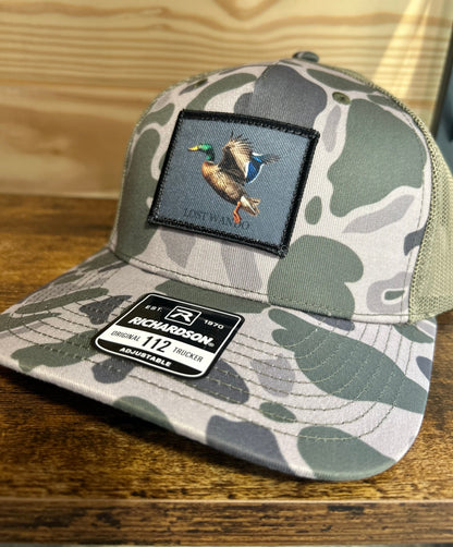 mallard hat, marsh duck + loden camo | lost wando