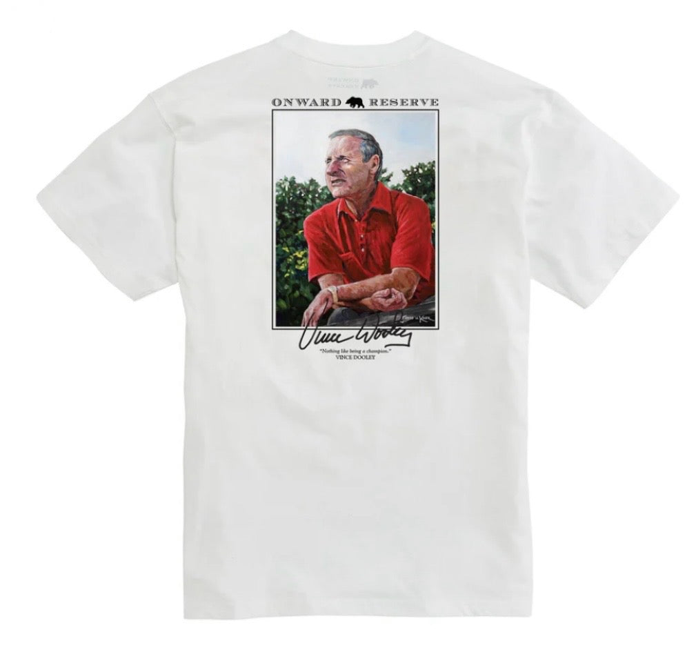 vince dooley tee, white | onward reserve