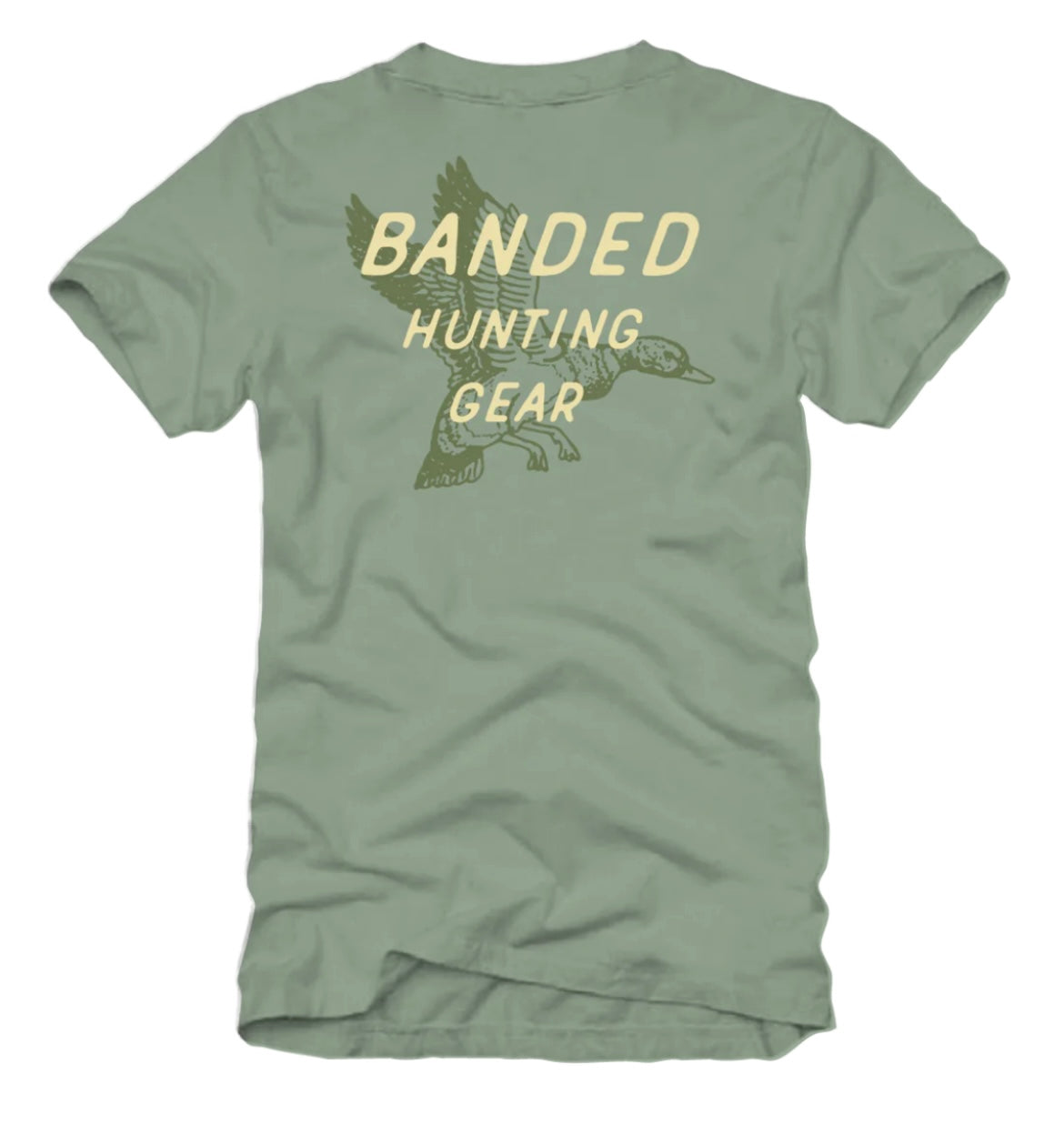 old call short sleeve tee, sage | banded