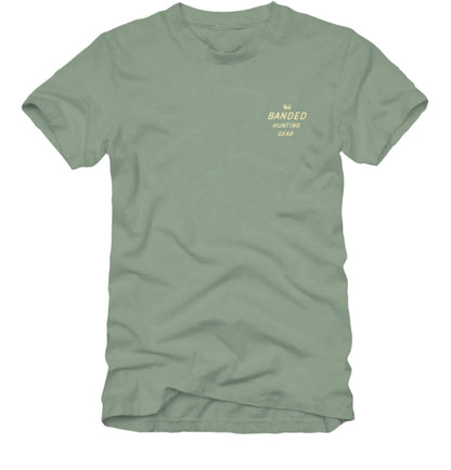 old call short sleeve tee, sage | banded