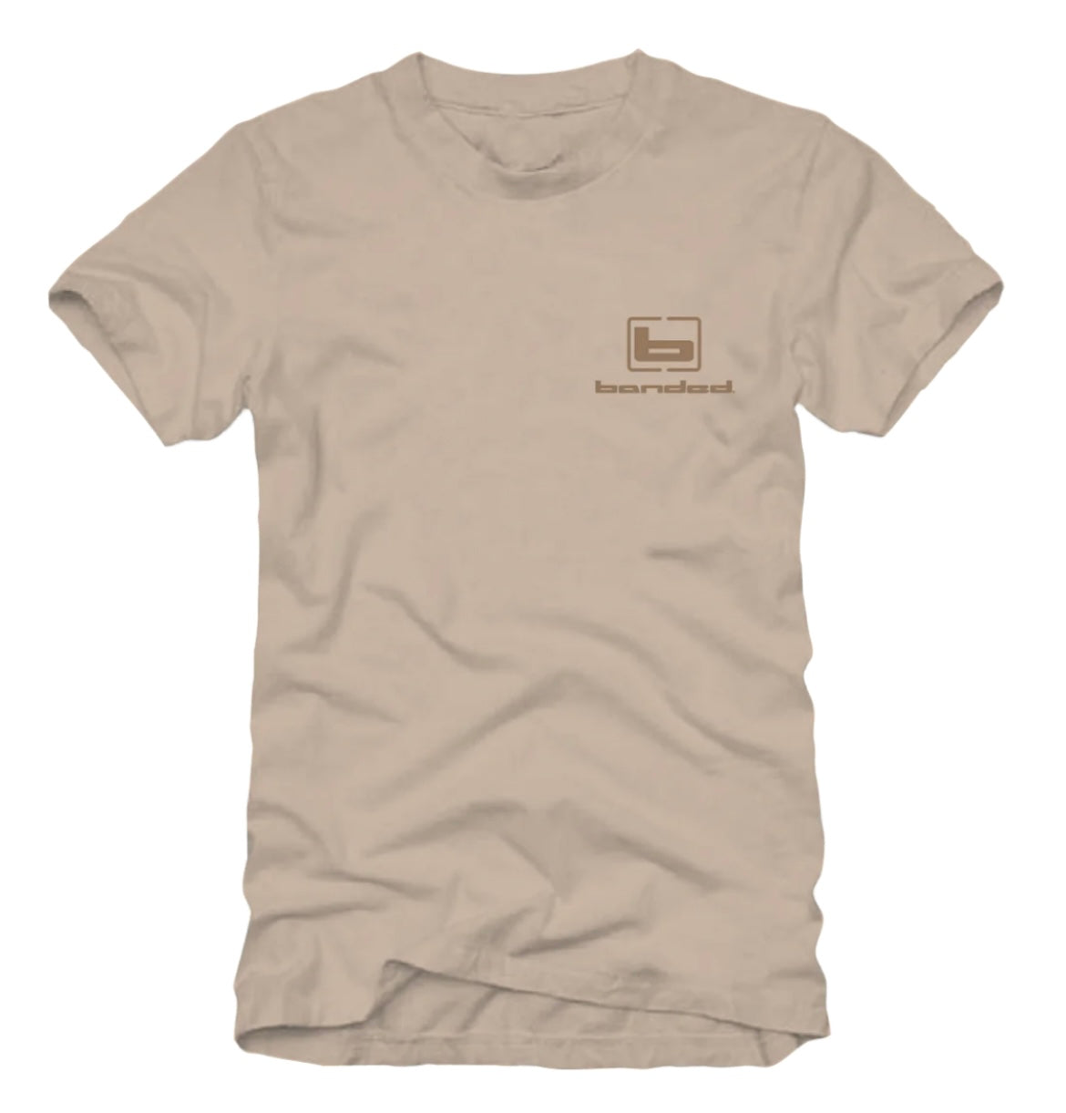 flying mallards short sleeve tee, tan | banded