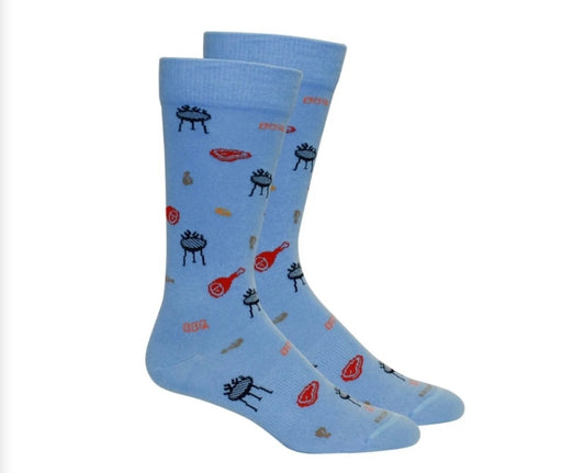 que barbecue socks | brown dog