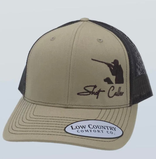 shot caller hat, khaki/brown, low country comfort