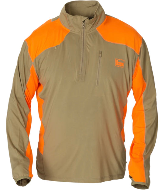 tec stalker upland 1/4 zip pullover blaze | banded