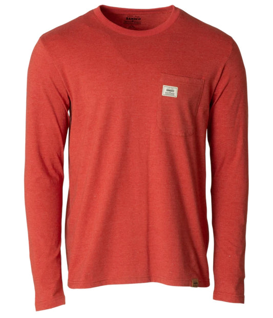 trail runner pocket shirt, oxblood | banded