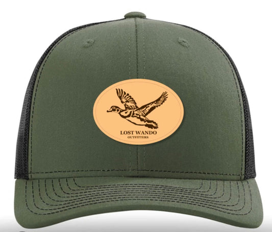 wood duck hat, loden/black | lost wando