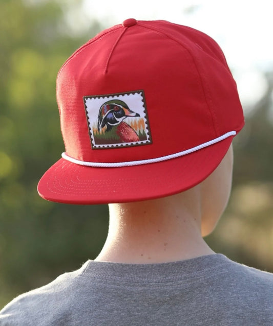 YOUTH cap, red duck stamp | burlebo