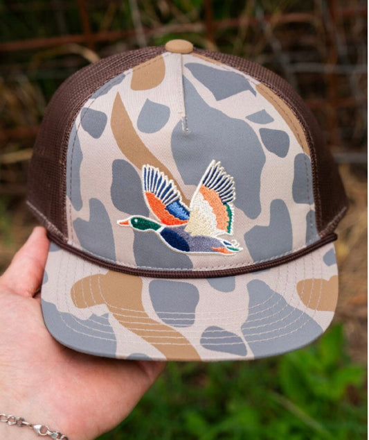 YOUTH cap, retro duck camo | burlebo