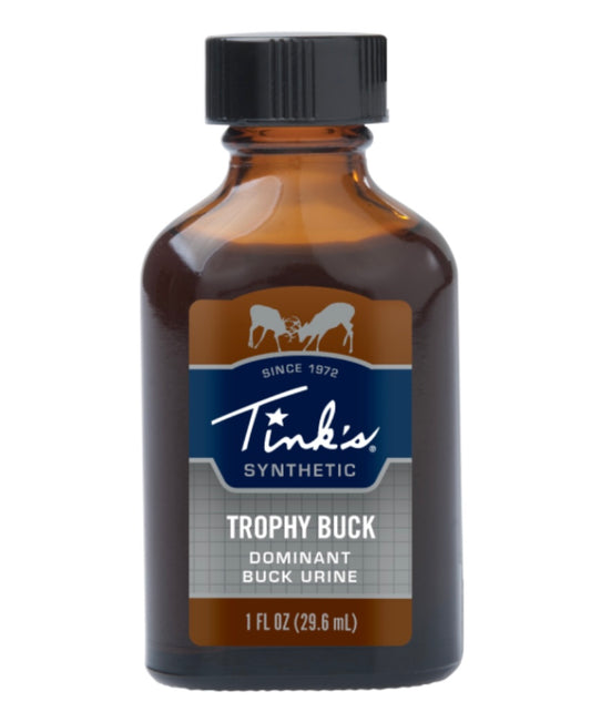 tink's trophy buck synthetic glass bottle