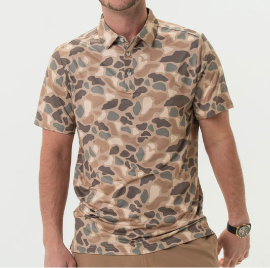 performance polo, pintail camo | burlebo